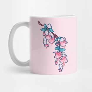 Fuchsia Bunnies Mug